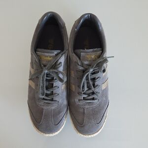 Gola Women's Charcoal and Gold Sneakers